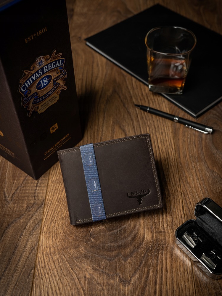 Гаманець чоловічий Buffalo Wild N992-B-MHU BROWN Гаманець чоловічий Buffalo Wild N992-B-MHU BROWN